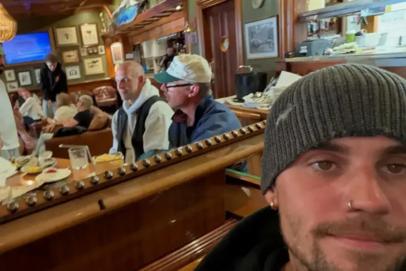 Justin Bieber on Sunday posted a photo of himself at the Duke of Marlborough Hotel restaurant. Photo:Instagram / lilbieber