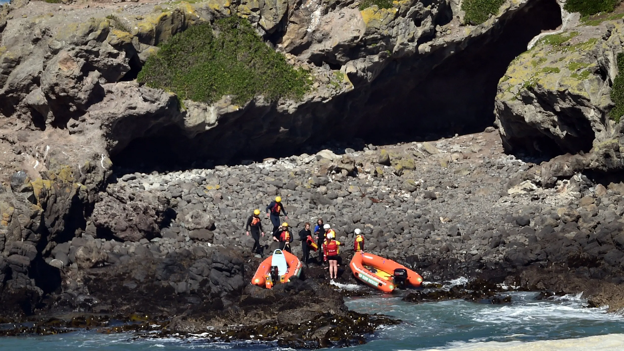 Surfers rescued off Dunedin’s Smaills Beach