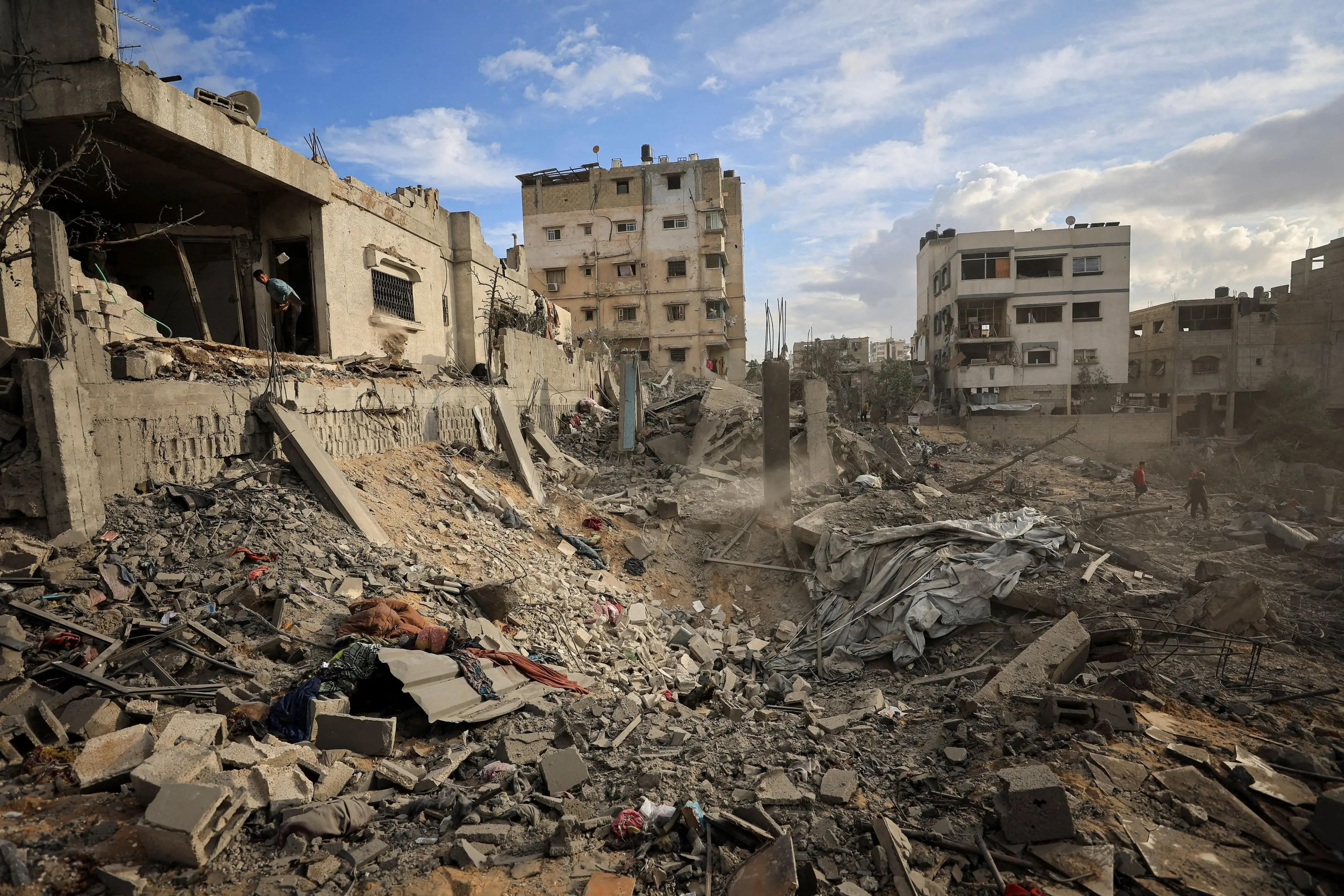 What remained of a Gaza house targeted by an airstrike after the Israeli military warned residents to evacuate it last week. Photo: Reuters