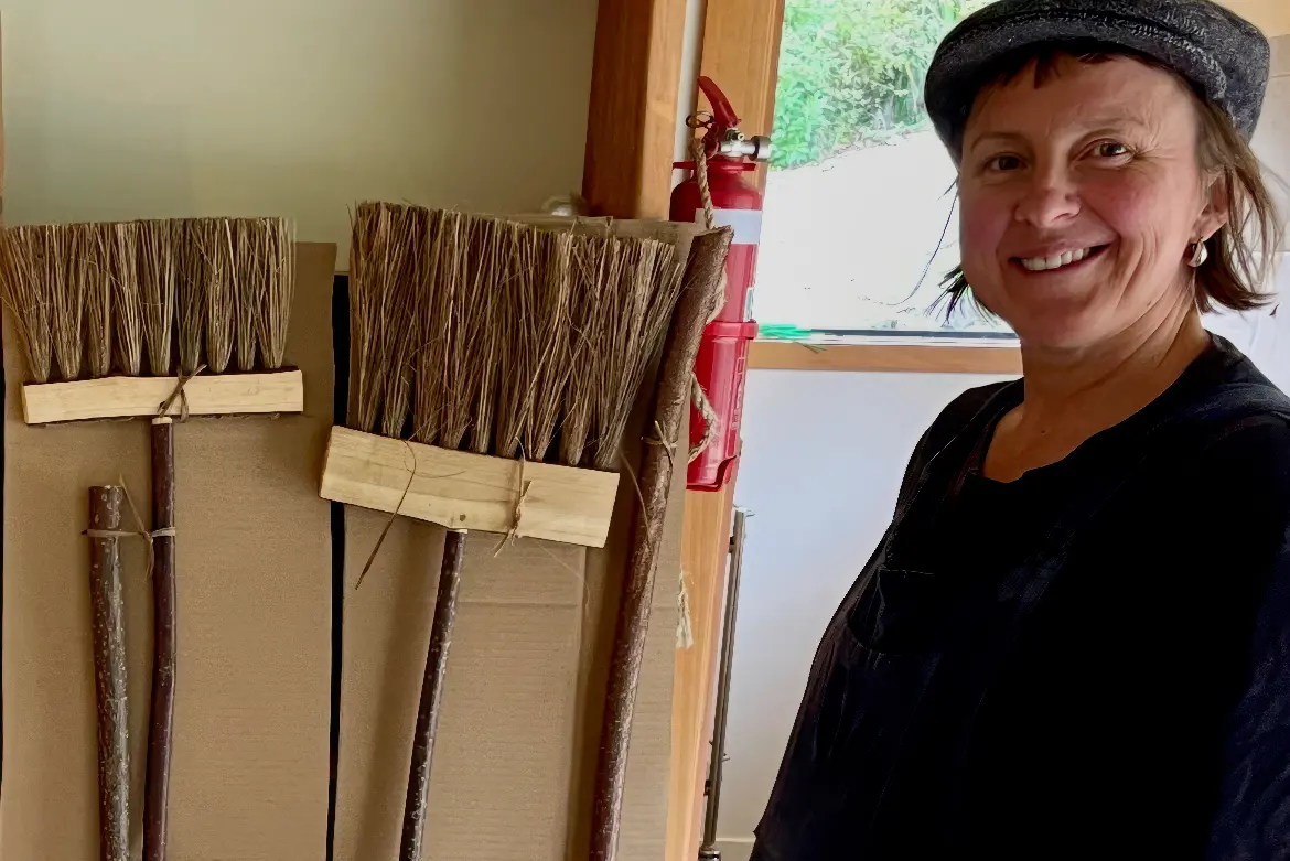 Brushmaker Gemma Stratton is bringing her craft skills to Dunedin. Photo: Supplied