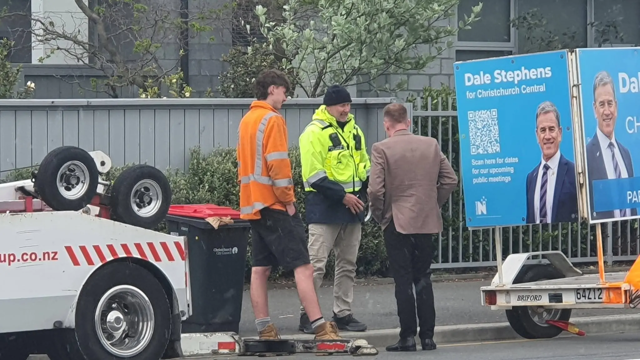 Election candidate's advertising bid backfires after poor parking