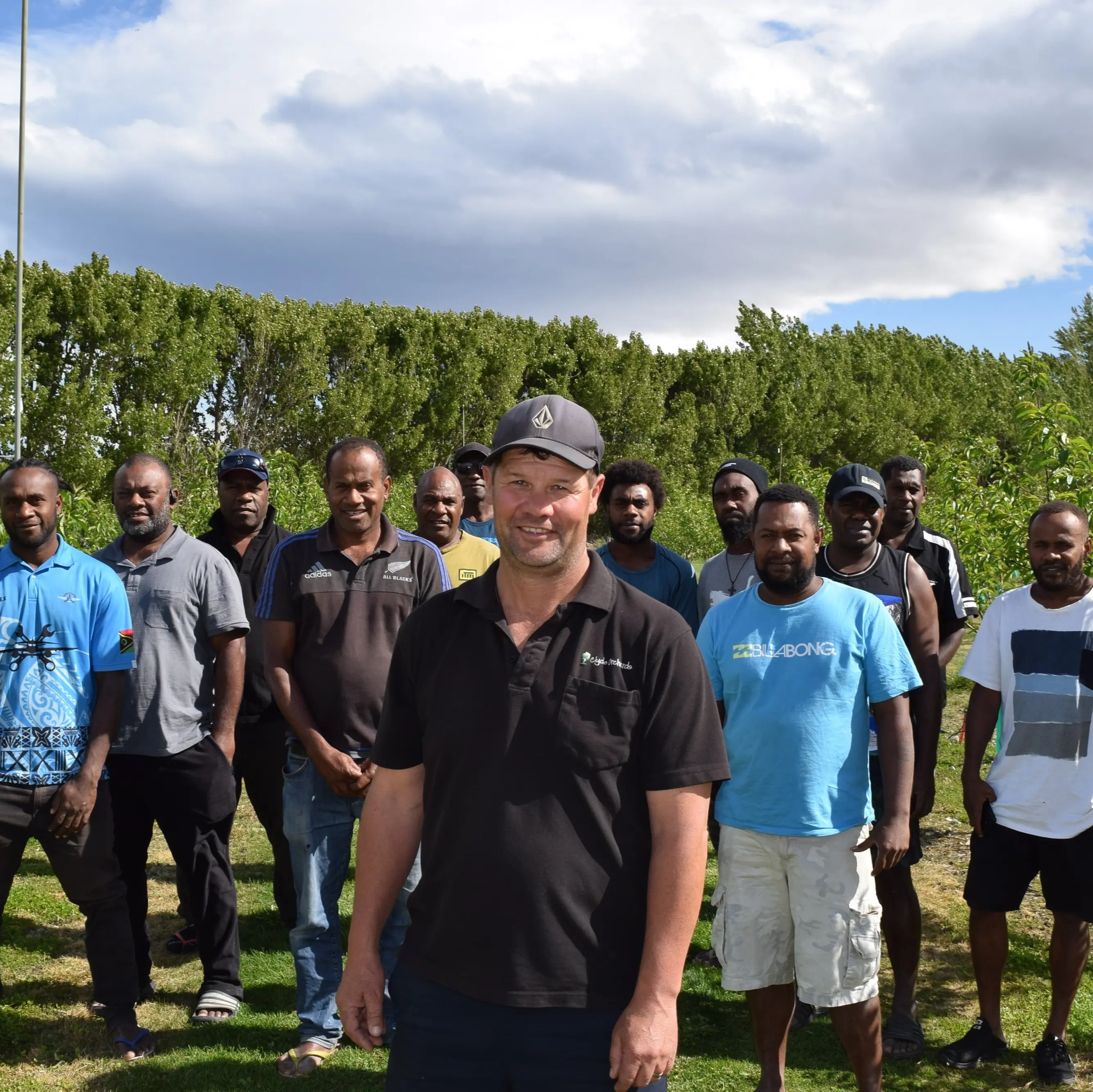 Orchard workers arrive to good-looking fruit crops set up by favourable spring conditions in Central Otago