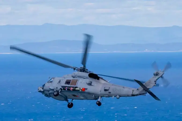 An Australian Defence Force Seahawk helicopter. Photo: Australian Department of Defence