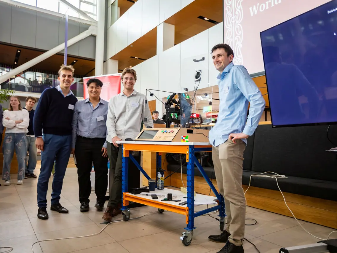 Students target Rubik’s Cube world record