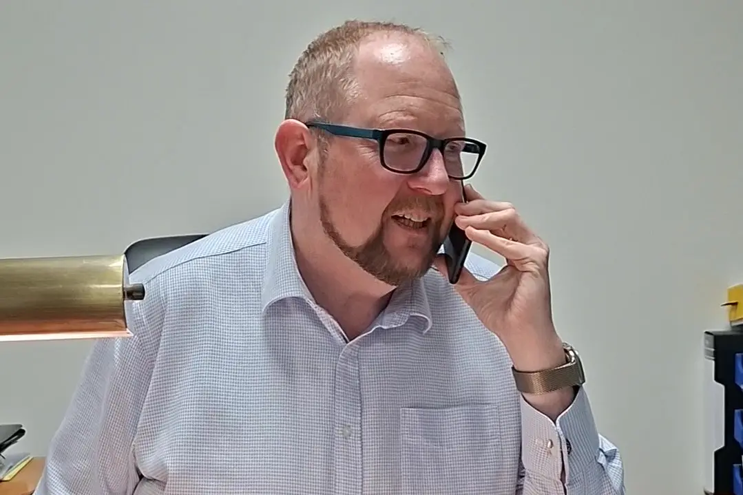 Taking the call . . . Waimakariri Mayor Dan Gordon says audit fees are crippling councils. Photo: Supplied