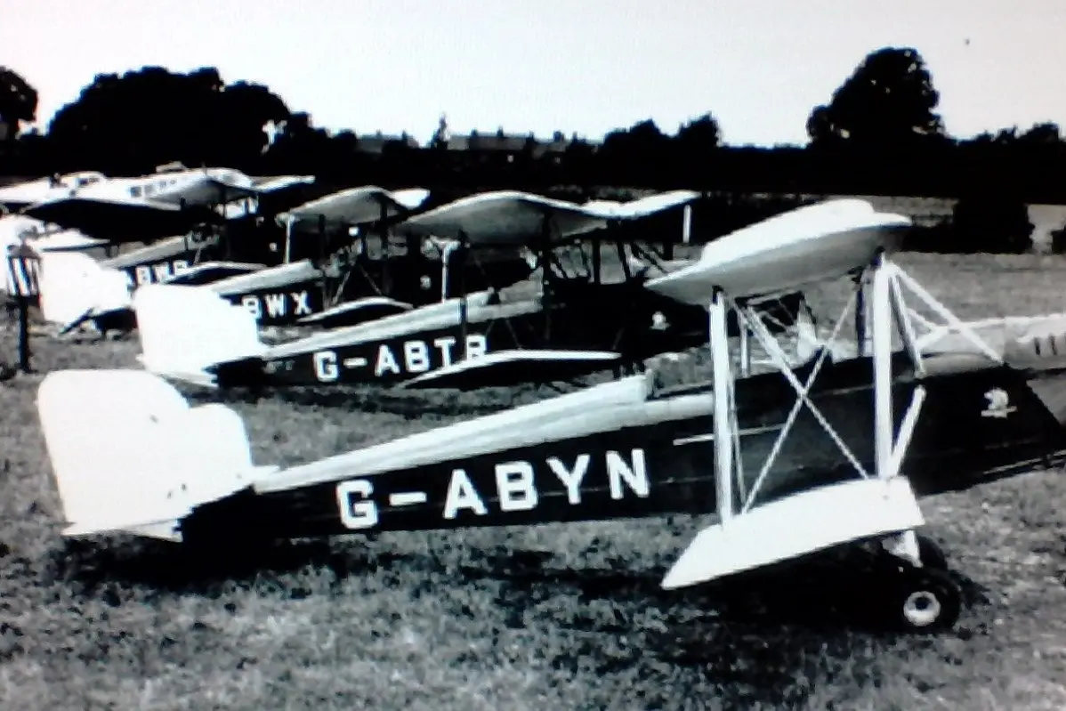 Rare plane heading back to where it first took off