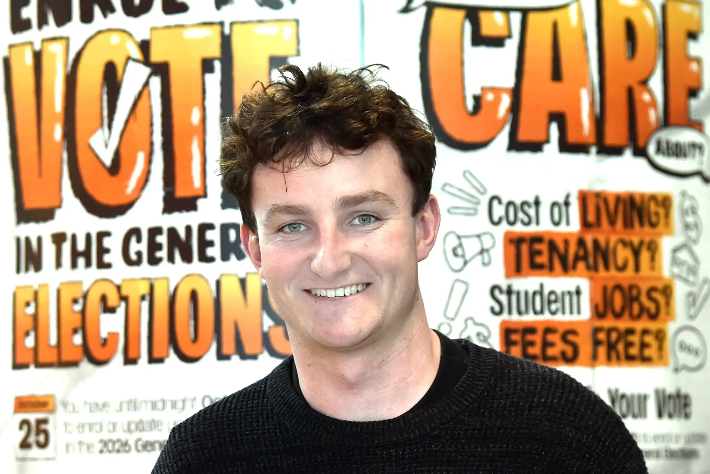 Otago University Students\\' Association president Daniel Leamy. Photo: Peter McIntosh