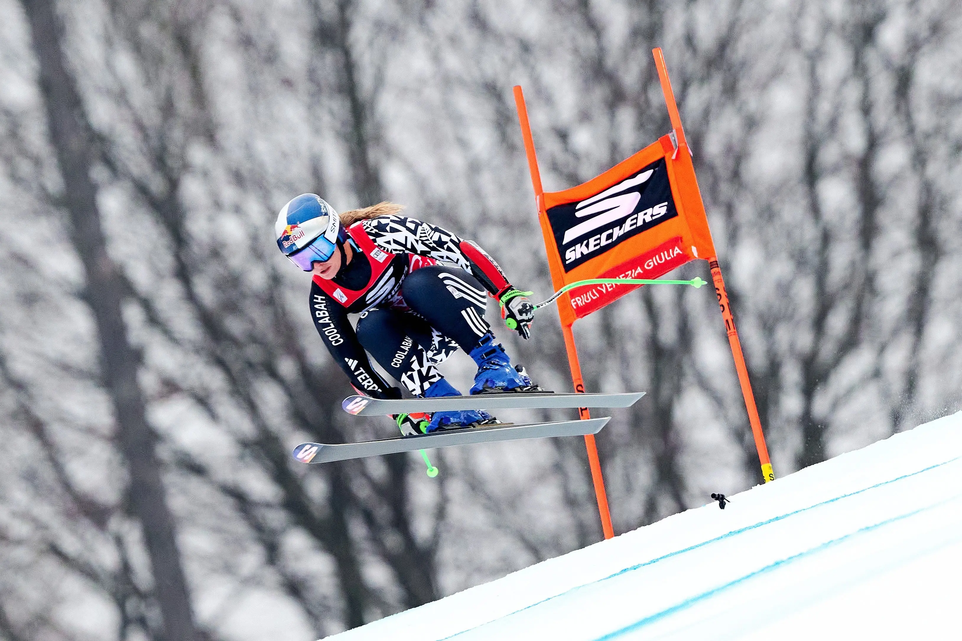 Queenstown star Alice Robinson is the first New Zealander in action for the new season when the FIS alpine ski world cup starts in Austria this weekend. Photo: Getty Images
