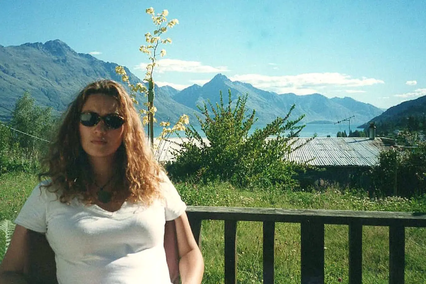 Then: Aroha O\\u2019Brien pictured when living in Queenstown in the early 2000s. Photo: Supplied