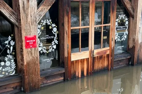 Wet, wet, wet: Millbrook Resort\\u2019s The Millhouse was severely flooded during\\u00A0August 27\\u2019s big deluge. Photo: Supplied