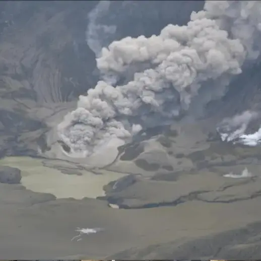 Whakaari/White Island erupts ash, alert level raised