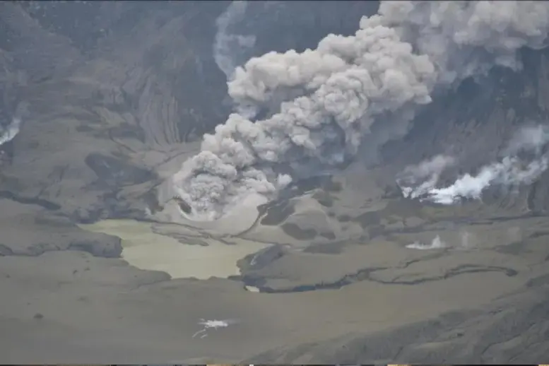 Whakaari/White Island. Photo: Supplied / Earth Sciences New Zealand