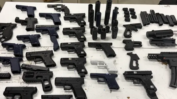 ‘Consequences could be devastating’: Hundreds of 3D-printed guns seized in police raid