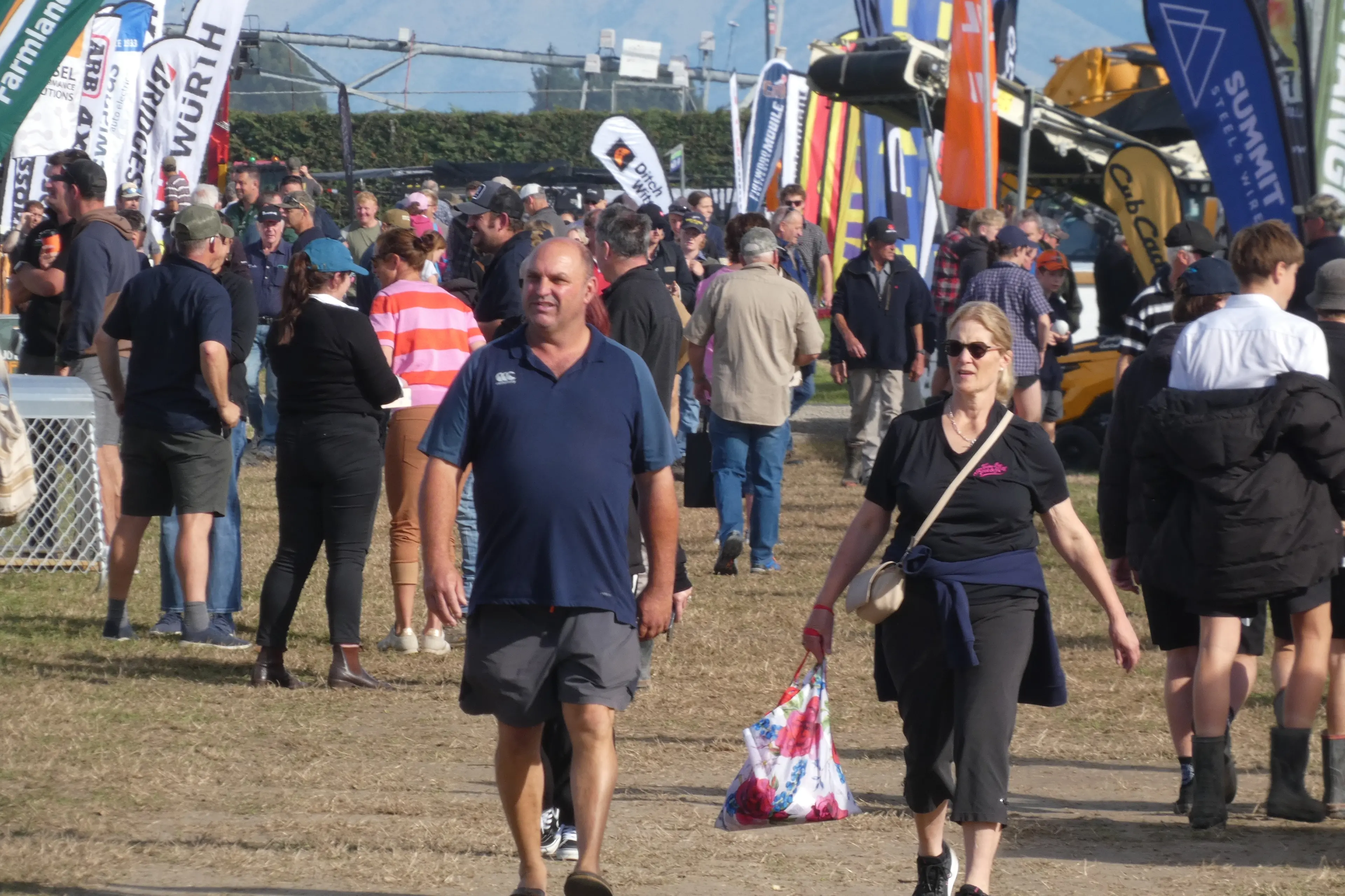 Another good turnout is expected for the three-day South Island Agricultural Field Days at Kirwee from April 7. Photo: Tim Cronshaw