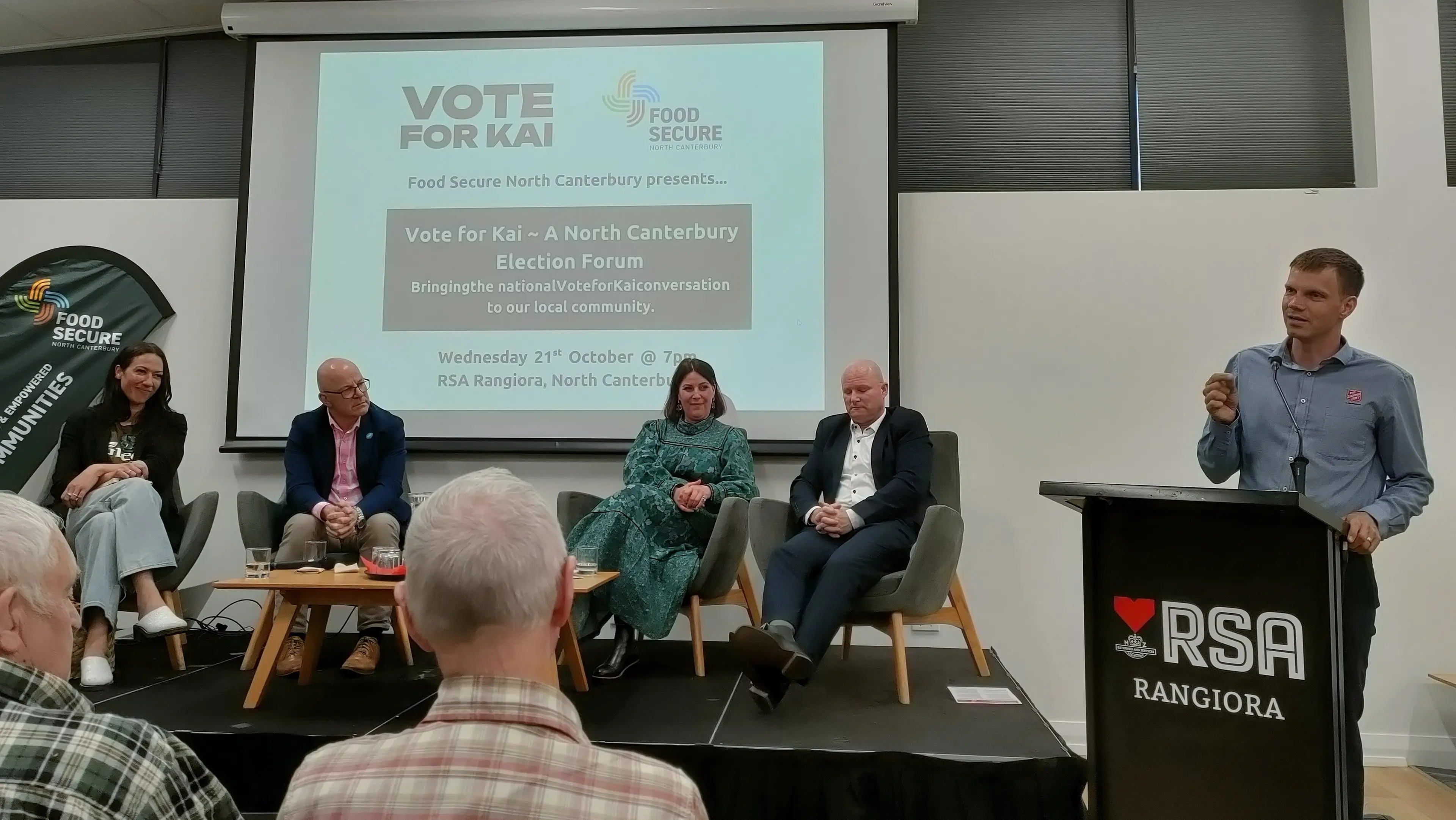 Candidates highlight food security during Canterbury election debate