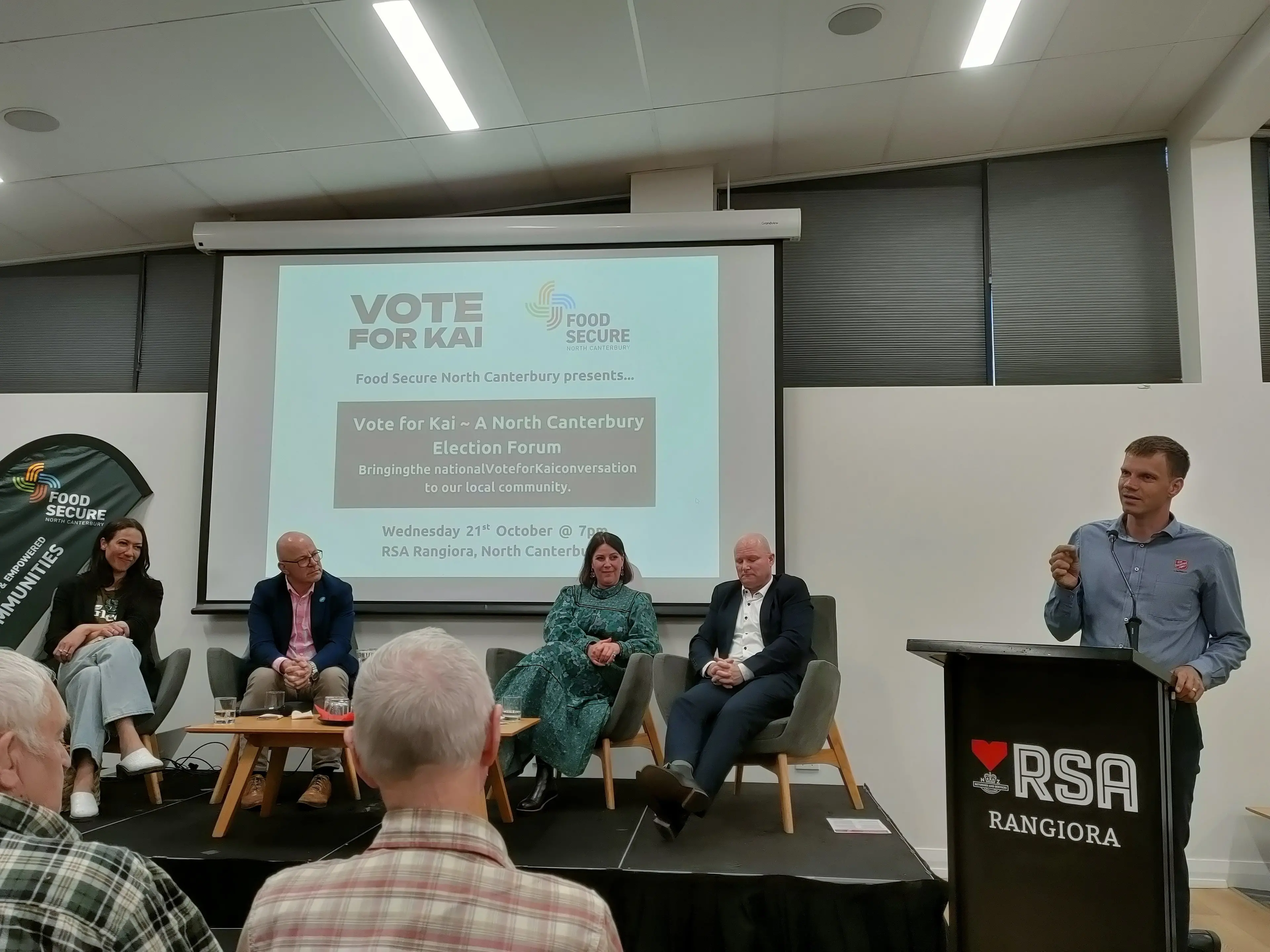 Candidates highlight food security during Canterbury election debate