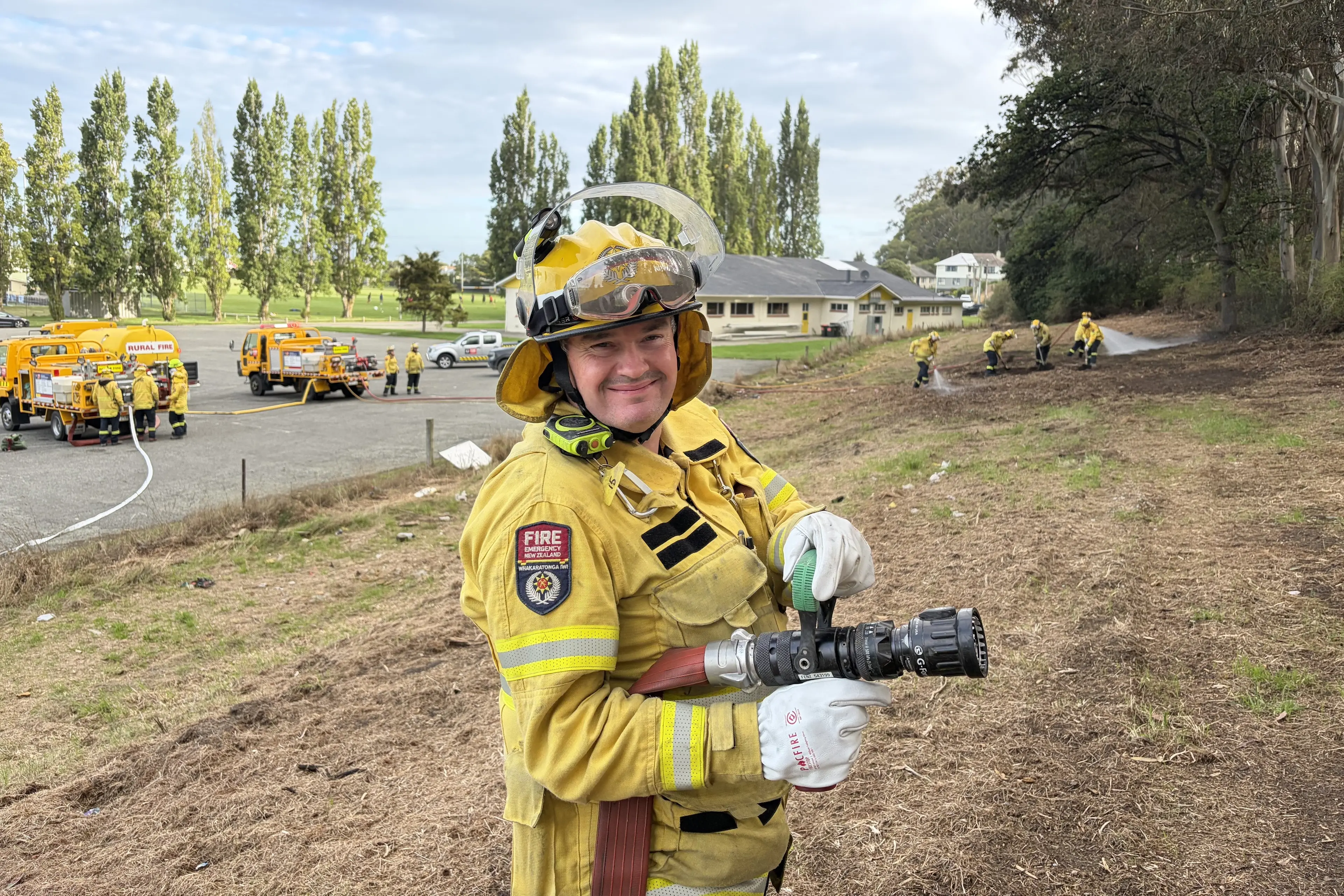 Waitaki Volunteer Fire Brigade rural firefighter Cameron Tither is being remembered fondly by his colleagues and friends. Photo: Supplied