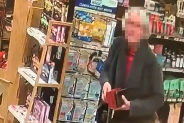 The owner of Bin Inn Stanmore Rd has been slammed by Aged Concern for posting CCTV footage on Facebook of an elderly customer allegedly shoplifting. The retailer said he did it because he\\u2019s \\u2018tired\\u2019 of dealing with shoplifting. Image: Supplied