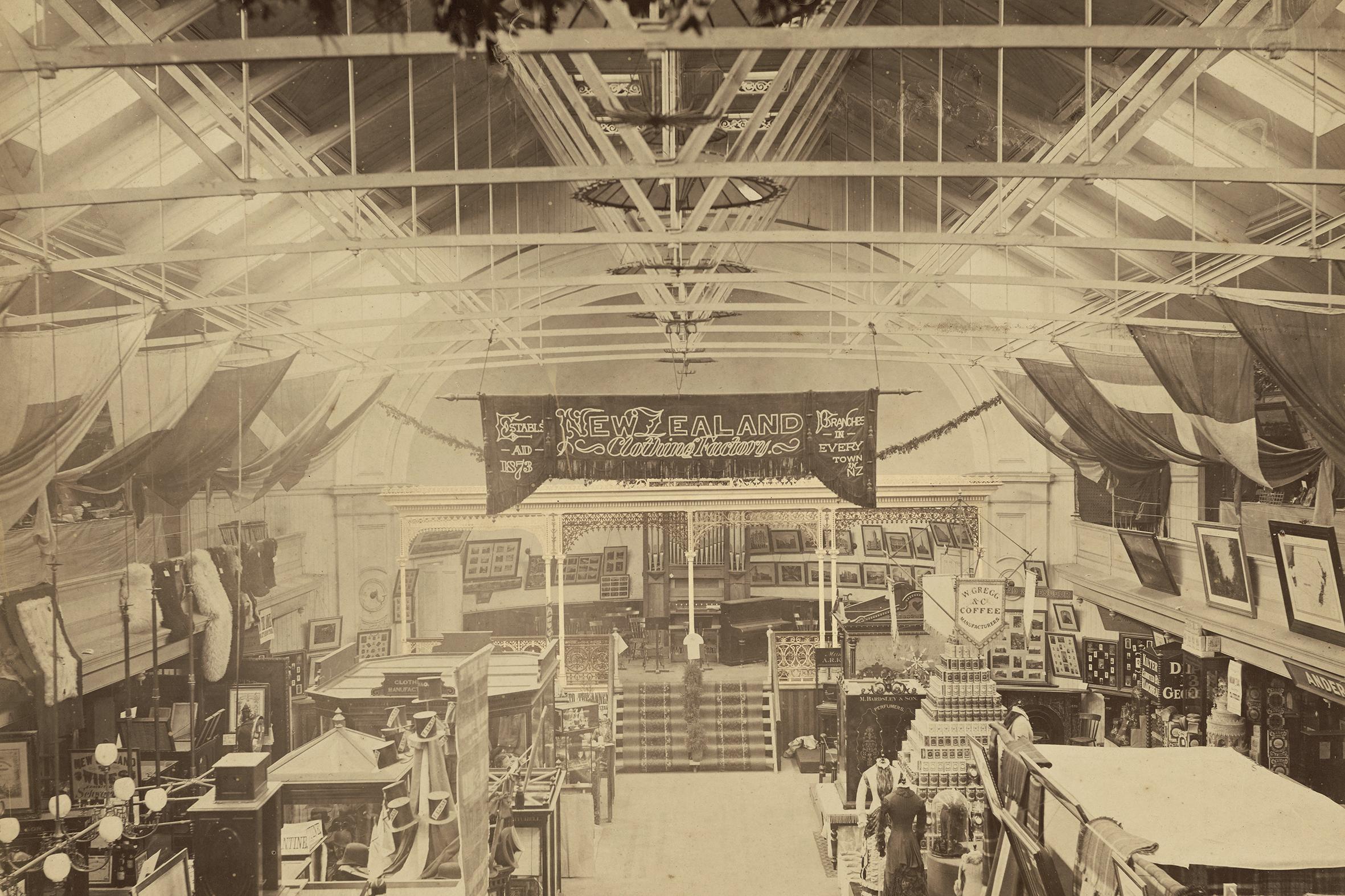 A quick tour of the 1881 Dunedin Industrial Exhibition — Garrison Hall