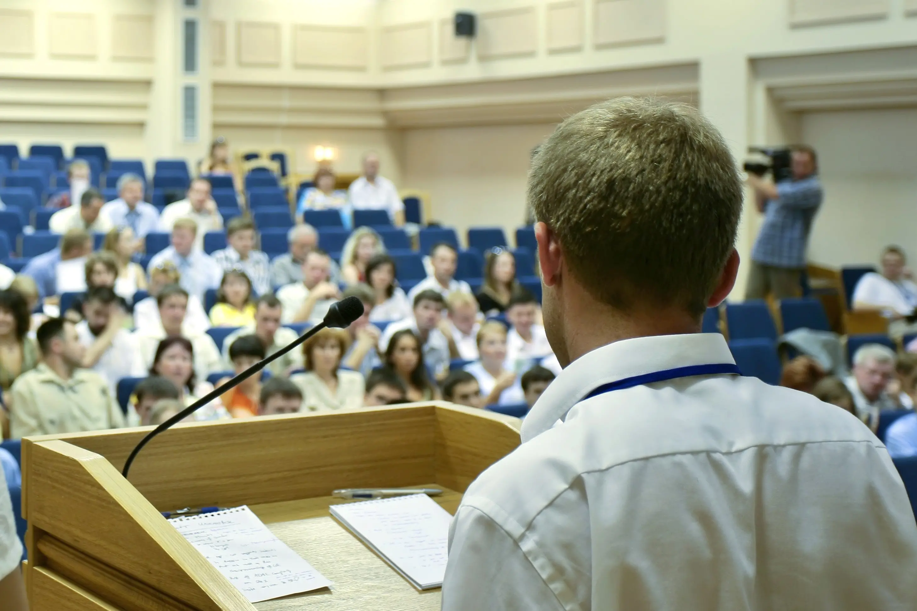 Political speech making: you never know who is out there listening. Photo: Getty Images