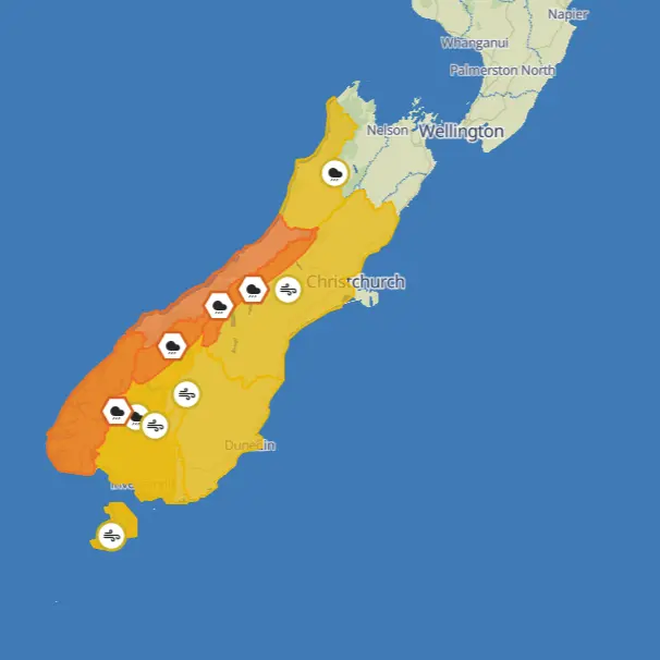 Wet and windy end to long weekend in the South