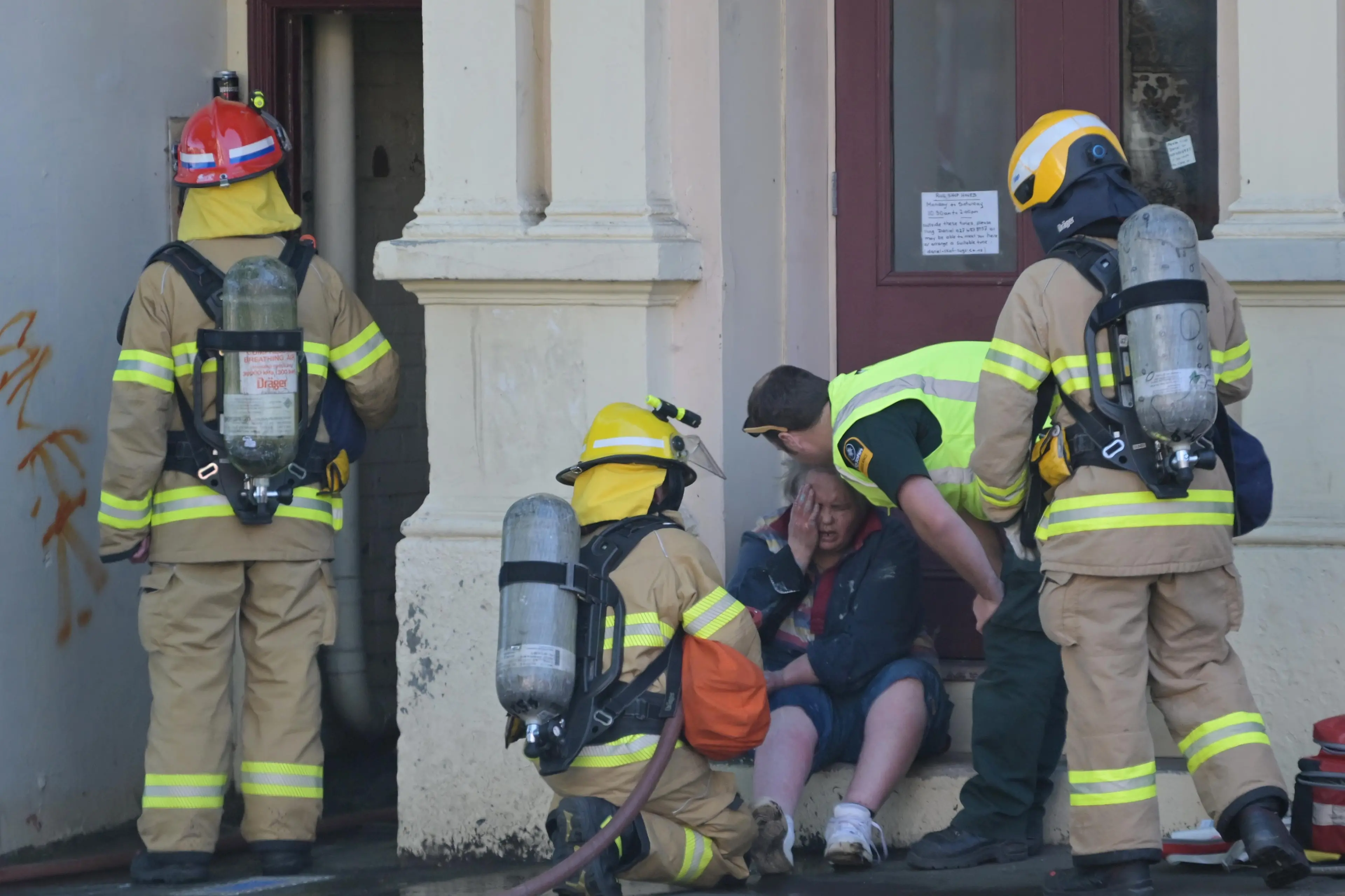 Woman treated for smoke inhalation after fire breaks out in Dunedin’s Princes St