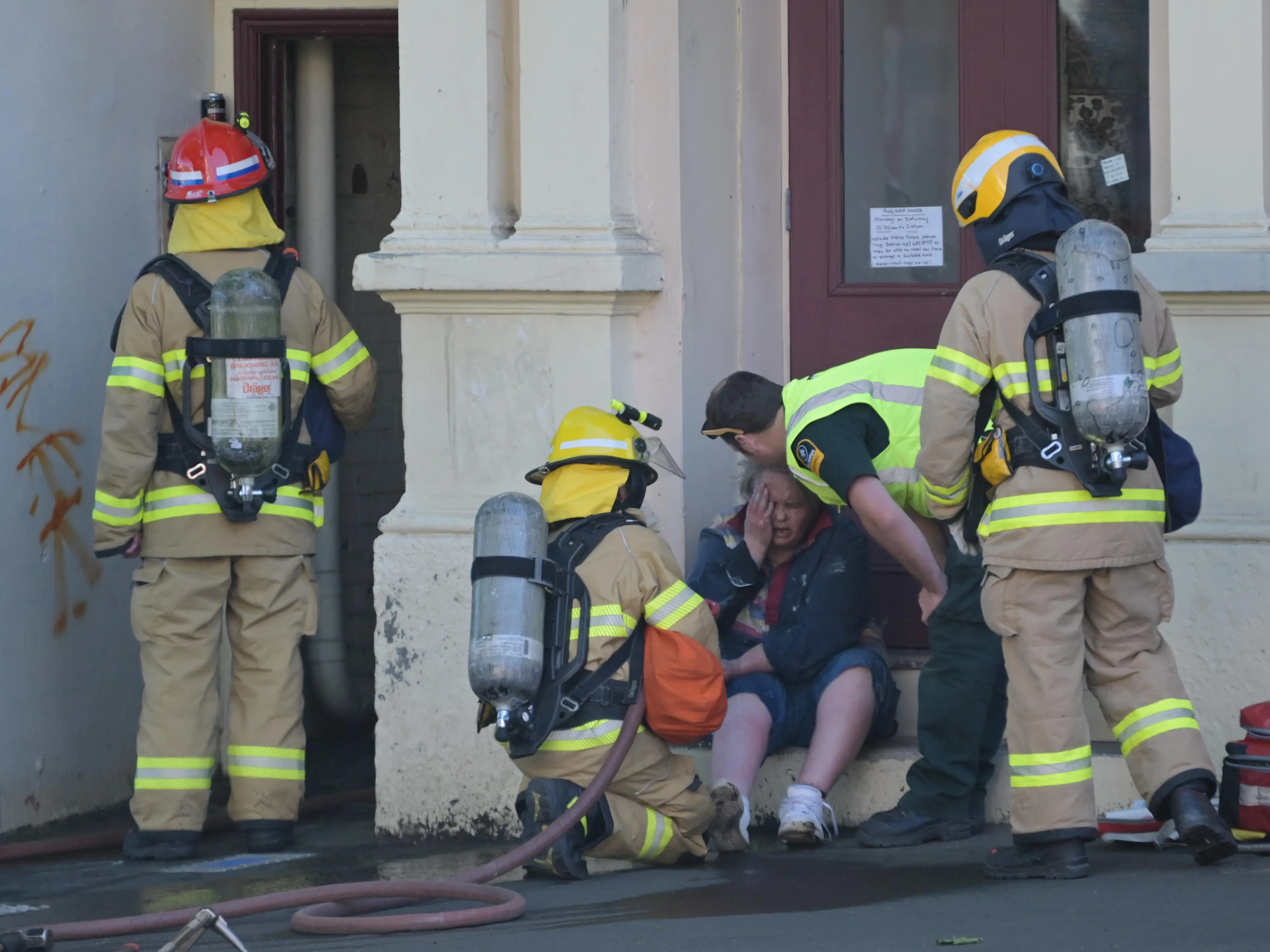 Woman treated for smoke inhalation after fire breaks out in Dunedin’s Princes St