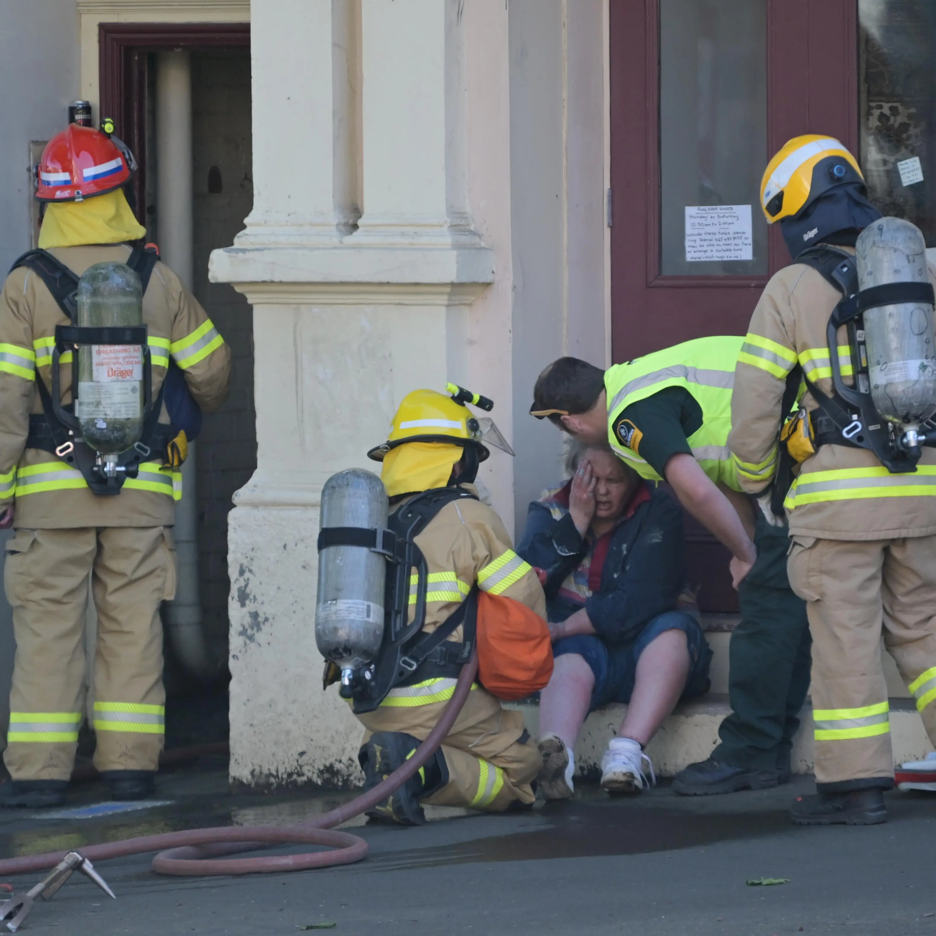 Woman treated for smoke inhalation after fire breaks out in Dunedin’s Princes St