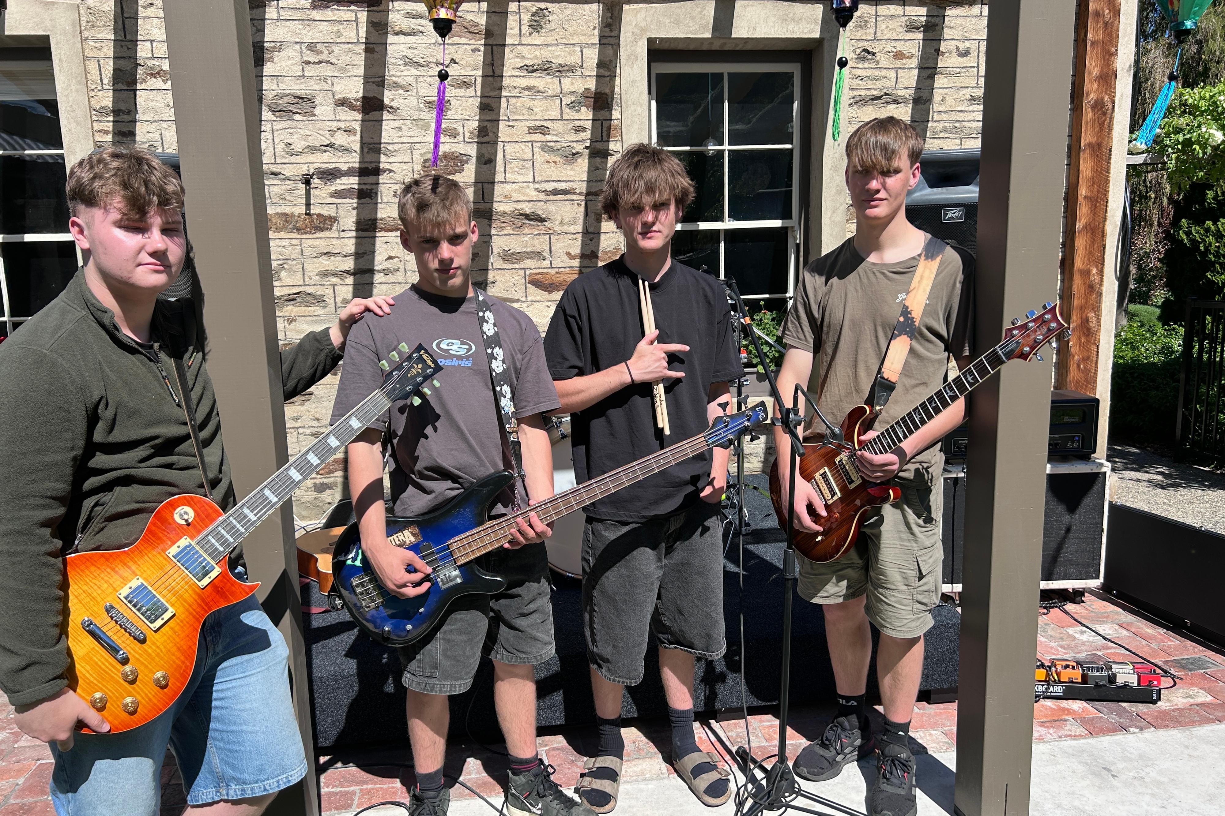 High school band to release songs next month after Roundhead Studios session