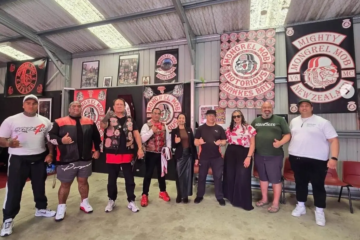 The photo which began a gang photo war. PHOTO: X Twitter