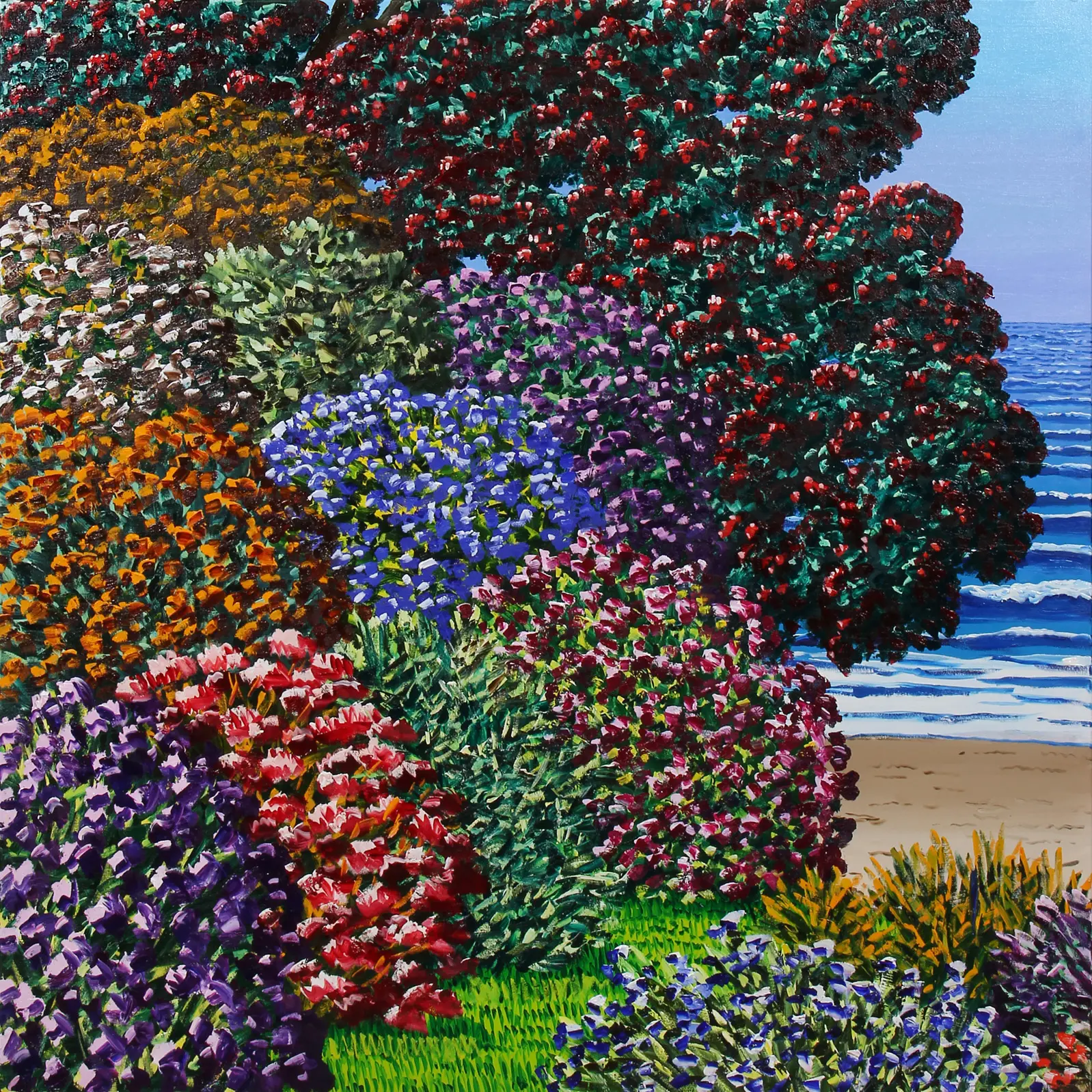 Immersive garden paintings