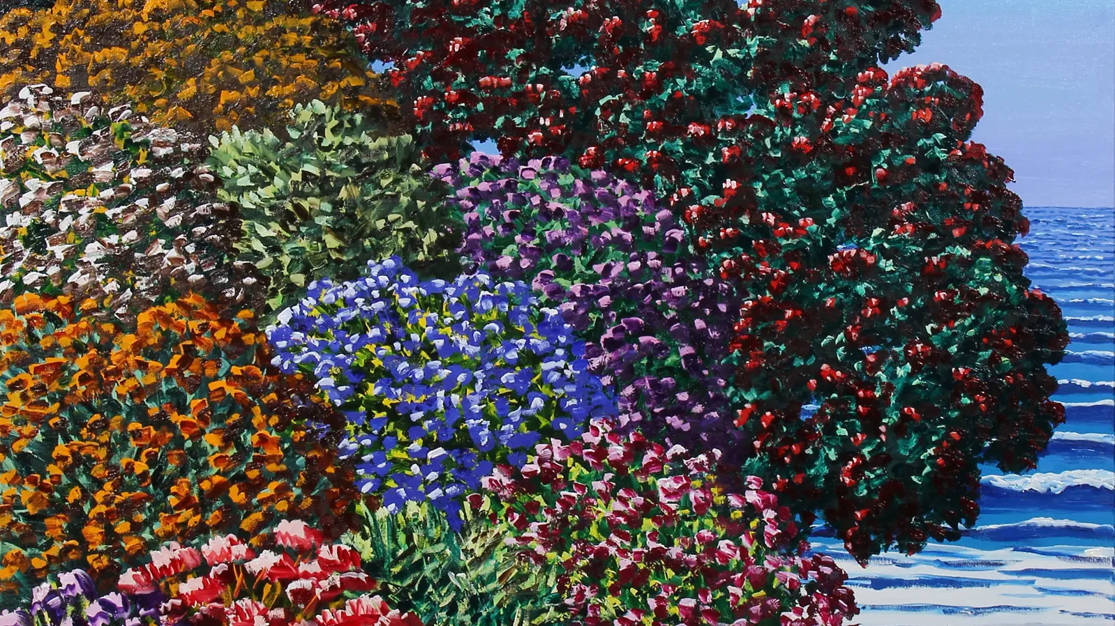 Immersive garden paintings