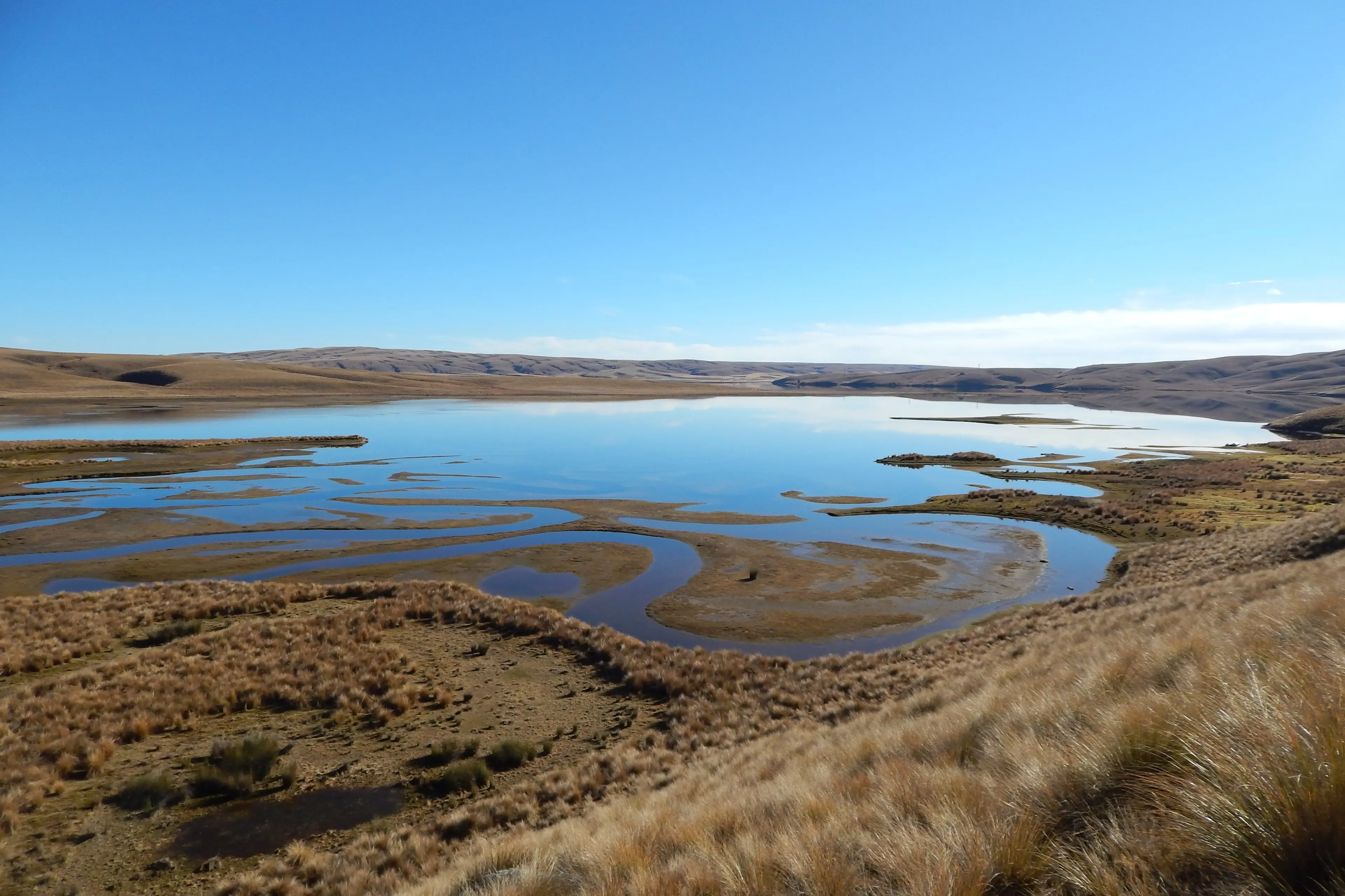 Lake Onslow, above Millers Flat. The man-made lake could become the site of a pumped hydro scheme. PHOTO: ODT FILES
