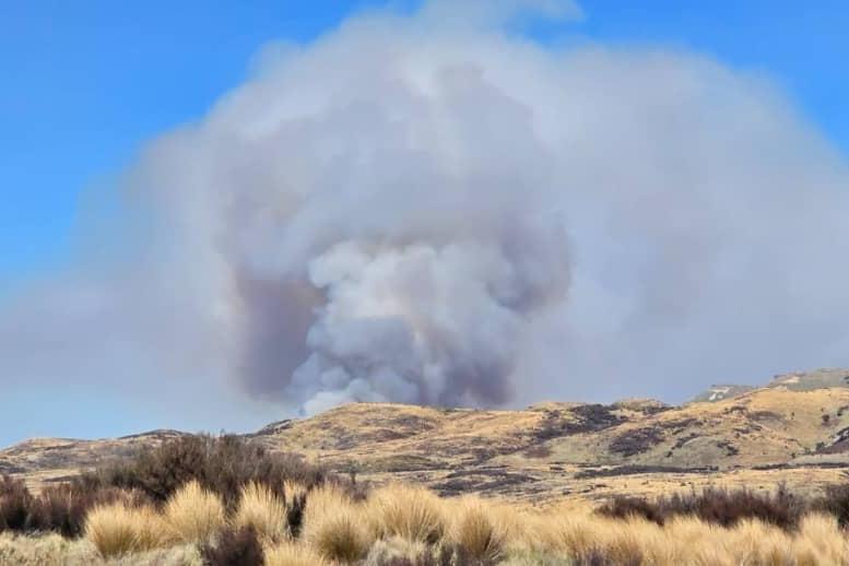 Blaze in Central Plateau military zone sparked by gunfire