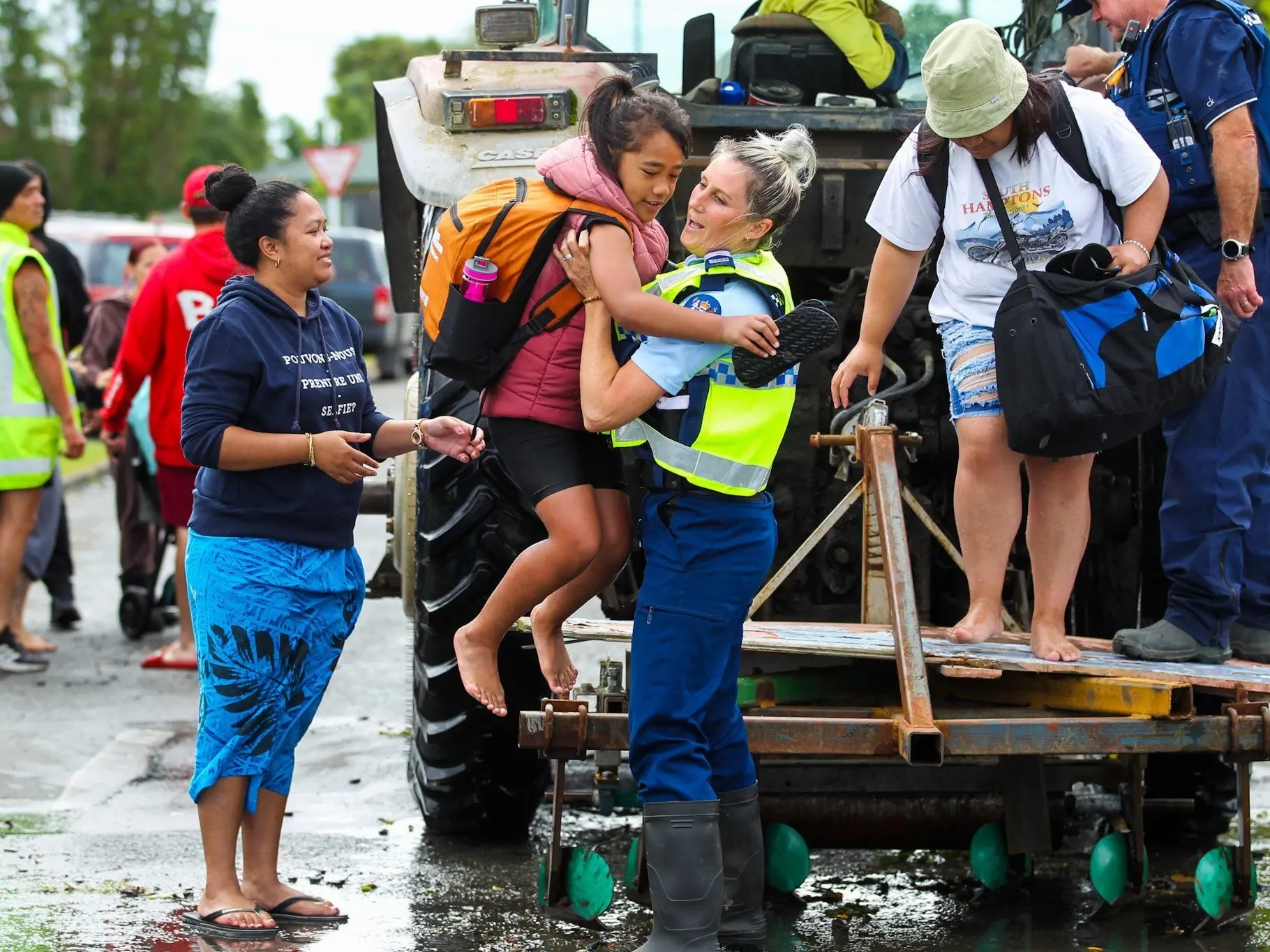 Evacuations in Hawke\\'s Bay as a result of Cyclone Gabrielle, in February 2023. Photo: Hawke\\'s Bay Today