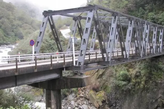 The Gates of Haast bridge. File photo