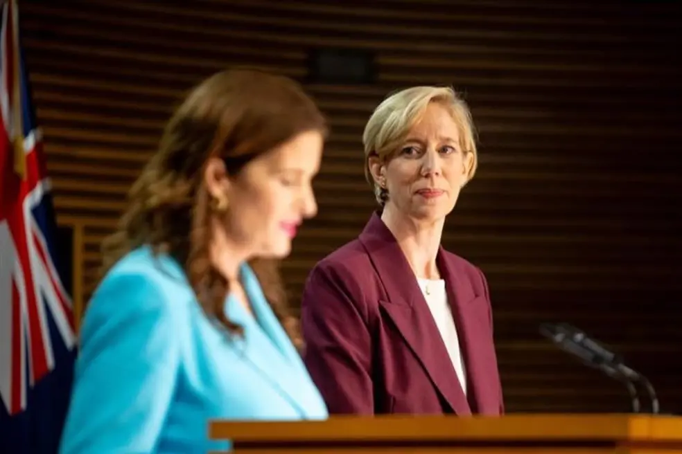 Finance Minister Nicola Willis and Reserve Bank governor Dr Anna Breman. Photo: RNZ