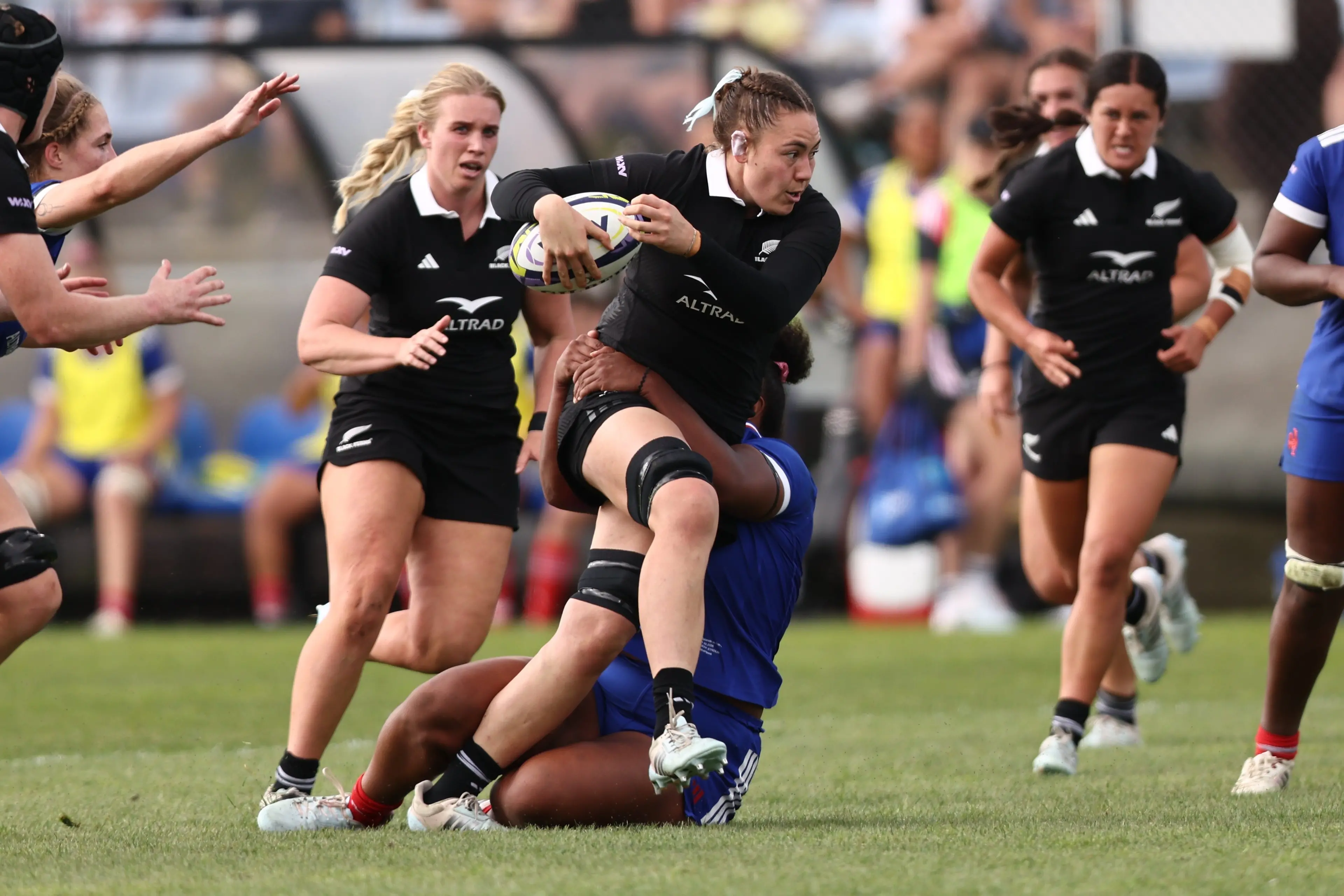 Lock Maia Roos returns to the Black Ferns starting XV for their final clash against France in Christchurch on Saturday. Photo: NZ Rugby/Alphapix