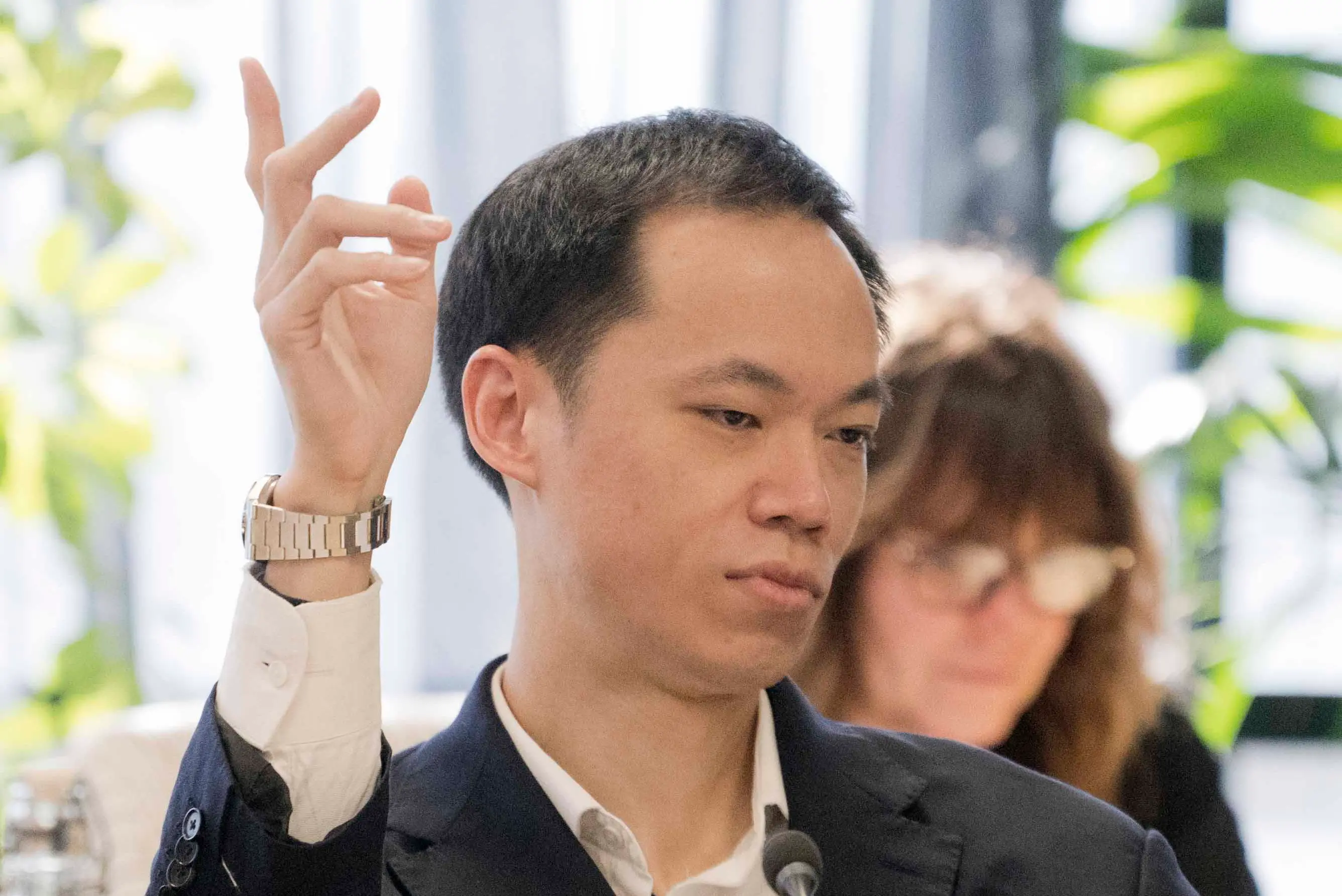 Cr Benedict Ong at Thursday\\'s Dunedin City Council meeting. Photo: Gerard O\\'Brien