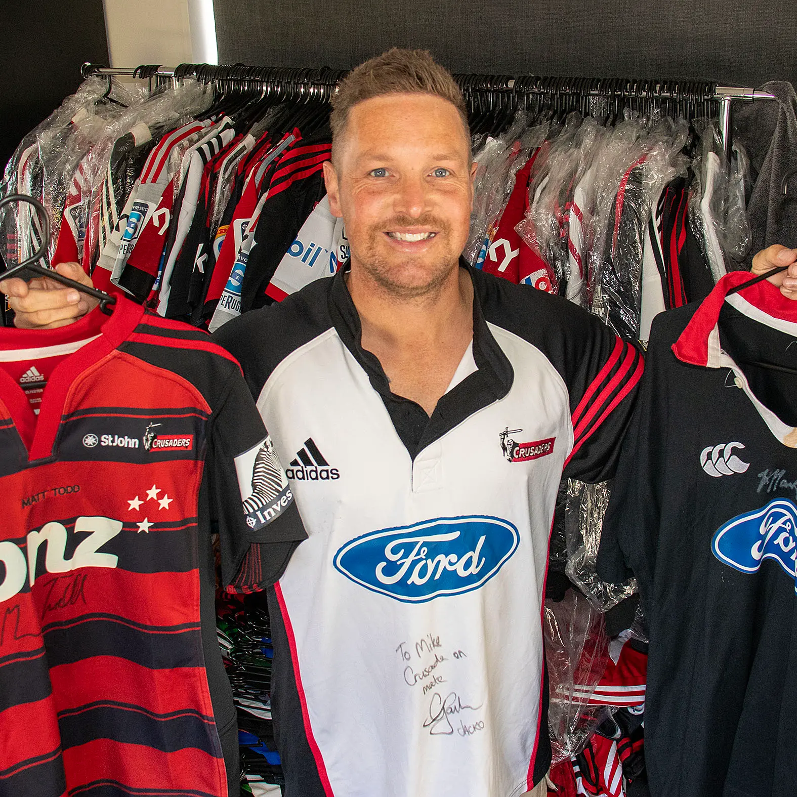 Treasure trove of prized Crusaders jerseys up for auction