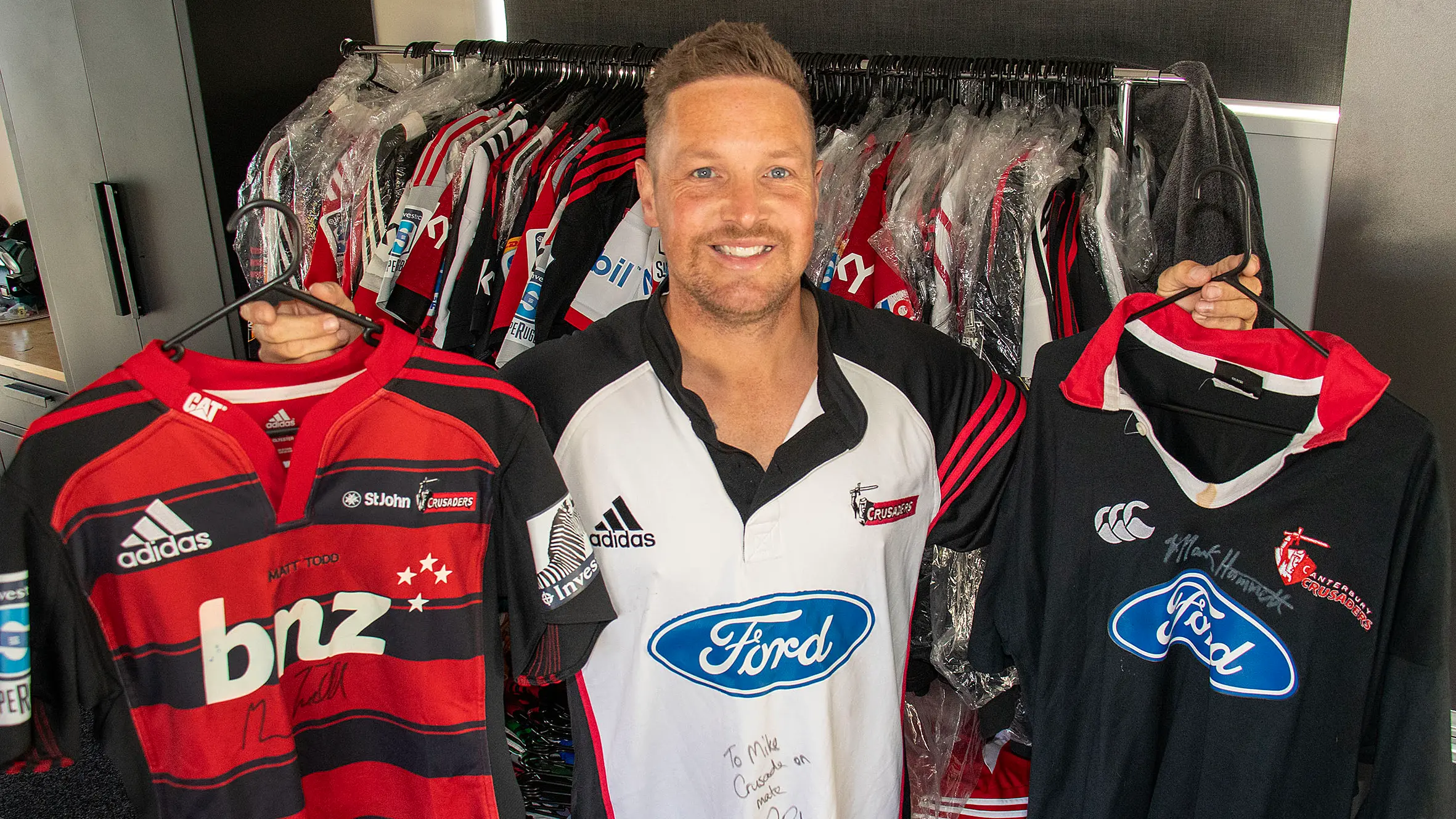 Treasure trove of prized Crusaders jerseys up for auction
