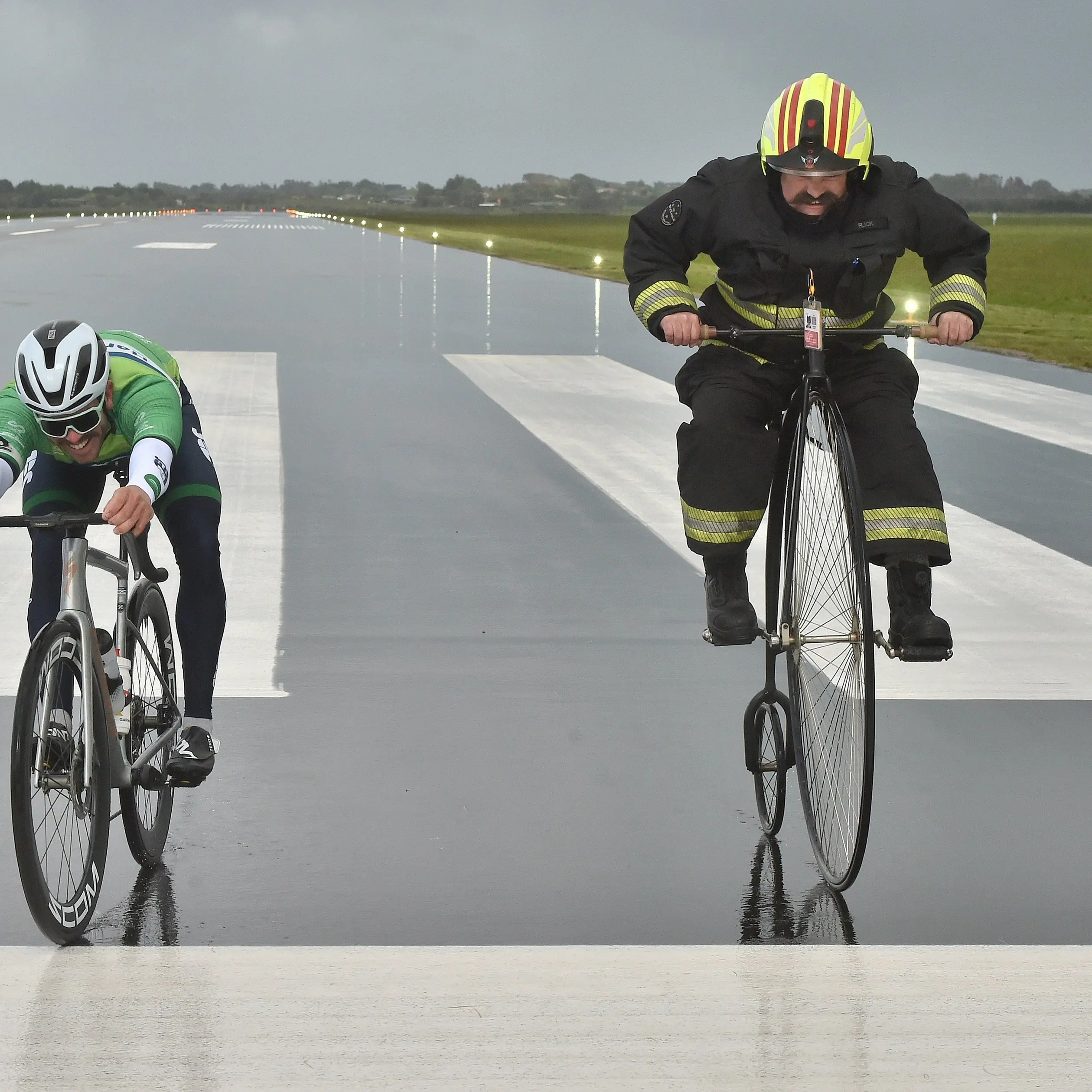 High-speed runway sprint sets scene for Tour of Southland